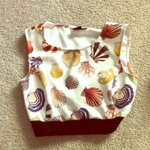 Shell Crop Top